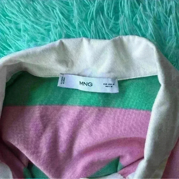 Mango Tennis Club 84" Collared Long Sleeve Tops E02 - Picture 4 of 13